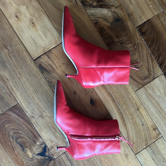 Cavallini made in Italy red leather bootie. - Picture 3 of 6